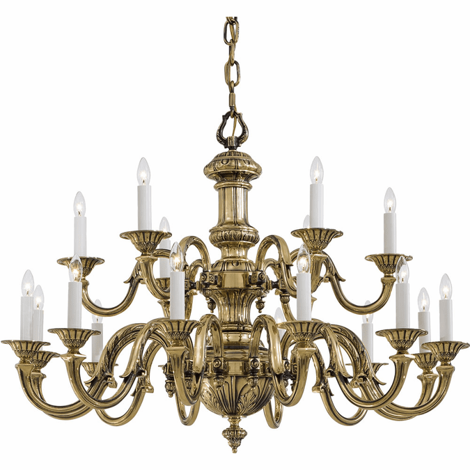 Metropolitan N700218 Traditional Classic Brass Lighting Chandelier