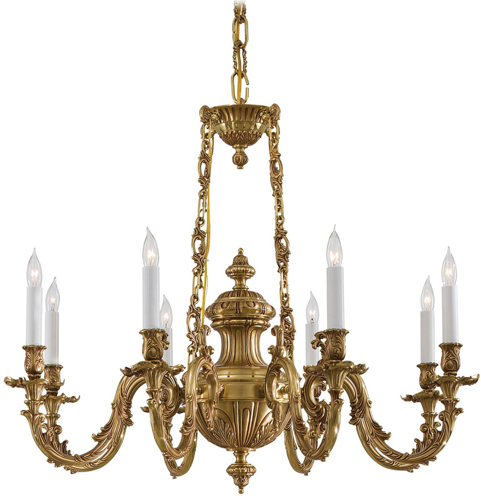 Metropolitan N700408 Traditional Classic Brass Chandelier Lighting ...