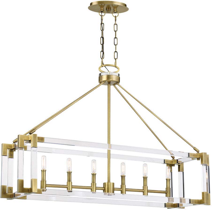 Metropolitan N7356790 Prima Vista Contemporary Aged Antique Brass