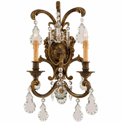 Metropolitan N9200 Traditional Oxide Brass Lamp Sconce