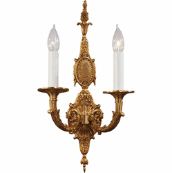 Metropolitan N950093 Traditional French Gold Wall Sconce Light