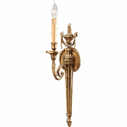 Metropolitan N9601 Traditional Stained Gold Wall Lighting