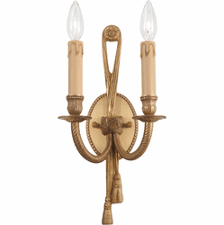Metropolitan N9681B Traditional French Gold Wall Light Sconce