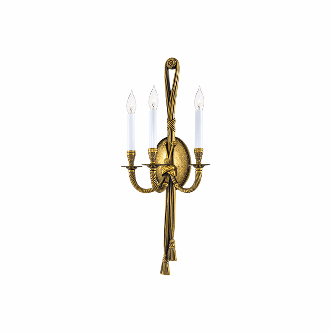 Metropolitan N9682 Traditional Antique Gold Wall Sconce Light METN9682