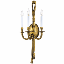 Metropolitan N9682 Traditional Antique Gold Wall Sconce Light
