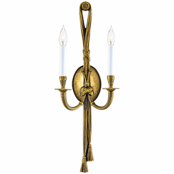 Metropolitan N9682B Traditional Antique Gold Sconce Lighting