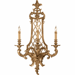 Metropolitan N9803 Traditional Renaissance Gold Lamp Sconce