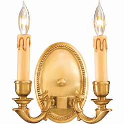 Metropolitan N9809-FG Traditional French Gold Sconce Lighting