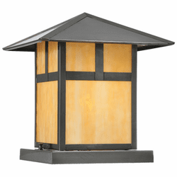 Meyda Custom 111702 Seneca Mission Craftsman Brown Exterior Pier Mount