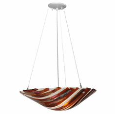 Meyda Custom 112104 Marina Fused Glass Contemporary 20 Inch Diameter Lighting Pendant