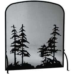 Meyda Custom 114128 Tall Pines Country Fireplace Screen