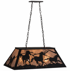 Meyda Custom 99638 Wild Horses Rustic Timeless Bronze