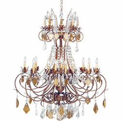 Meyda Custom 115456 Minuet Traditional Crystal Chandelier Lighting
