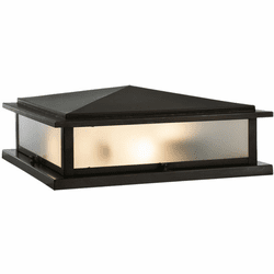 Meyda Custom 116060 Seneca Craftsman Brown Outdoor Pier Mount
