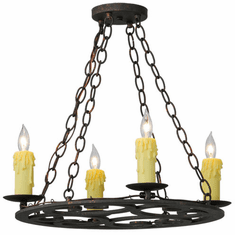 Meyda Custom 118125 Ashley Traditional Custom Mini Lighting Chandelier
