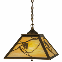 Meyda Custom 118569 Whispering Pines Antique Copper Lighting Pendant