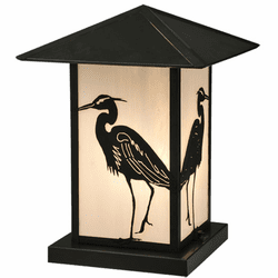 Meyda Custom 118723 Seneca Country Craftsman Brown Outdoor Pier Mount
