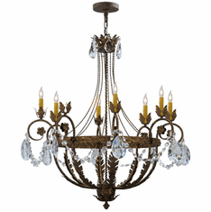 Meyda Custom 120414 Antonia Traditional Custom Chandelier Light