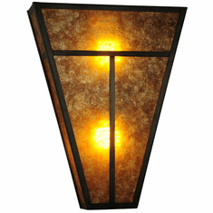 Meyda Custom 124631 T Mission Craftsman Brown Wall Lighting