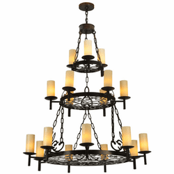 Meyda Custom 126500 Newcastle Traditional Custom Hanging Chandelier