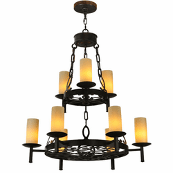 Meyda Custom 126503 Newcastle Traditional Custom Hanging Chandelier