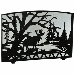 Meyda Custom 131936 Moose Creek Country Fireplace Screen