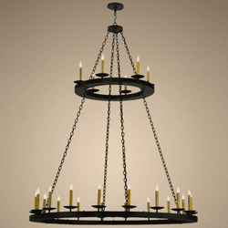 Meyda Custom 133121 Loxley Traditional Timeless Bronze Chandelier Light