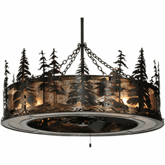 Meyda Custom 135769 Tall Pines Country 45" Wide Chandelier Light