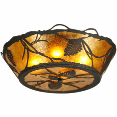 Meyda Custom 135923 Whispering Pines Rustic Home Ceiling Lighting