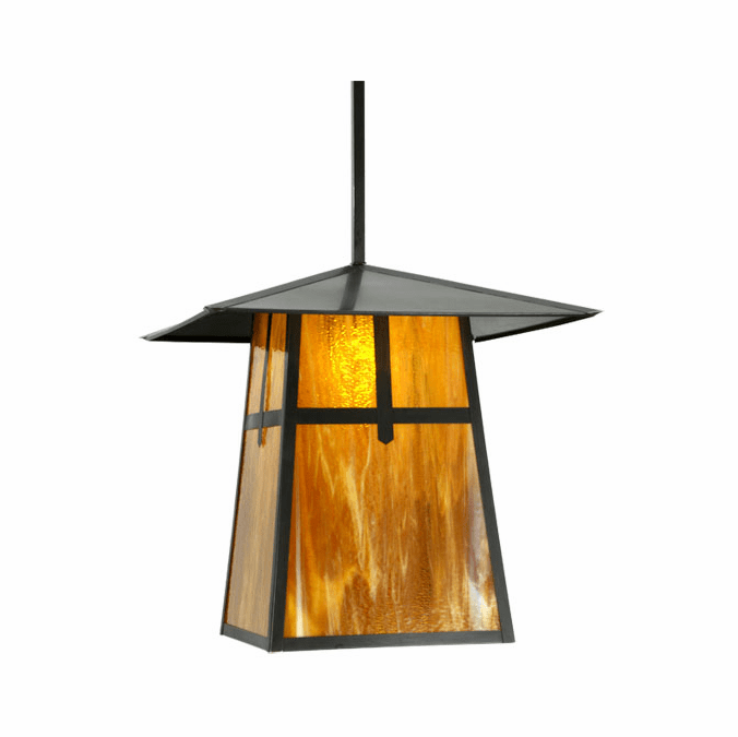 Meyda Custom 138217 Stillwater Cross Mission Craftsman 24" Wide Outdoor Pendant Light Fixture