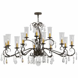 Meyda Custom 138846 Windsor Traditional French Bronzed Chandelier Lighting