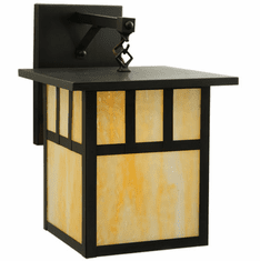 Meyda Custom 139259 Hyde Park Mission Craftsman Brown Wall Lighting