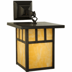 Meyda Custom 139338 Hyde Park Mission Craftsman Brown Lighting Wall Sconce