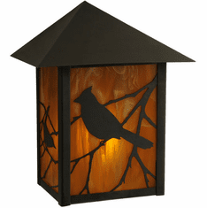 Meyda Custom 141242 Seneca Craftsman Brown Light Sconce