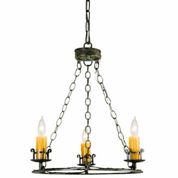 Meyda Custom 142357 Tertius Traditional Mini Hanging Chandelier