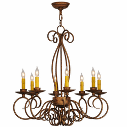 Meyda Custom 142864 Elisha Traditional Custom Chandelier Lamp