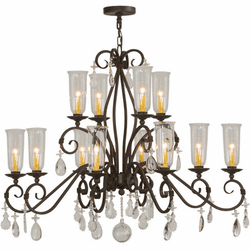 Meyda Custom 142887 Zola Traditional Custom Lighting Chandelier