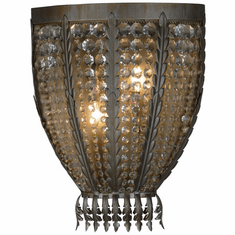 Meyda Custom 143450 Chrisanne Traditional Antique Wall Light Sconce