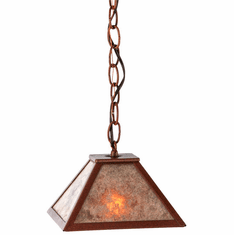 Meyda Custom 144760 Mission Traditional Rust Pendant Lighting