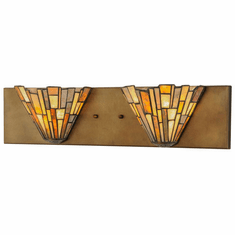 Meyda Custom 145112 Delta Tiffany Antique Copper;Custom Wall Light Sconce