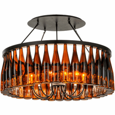 Meyda Custom 145354 Tuscan Vineyard Vintage Pendant Light Fixture