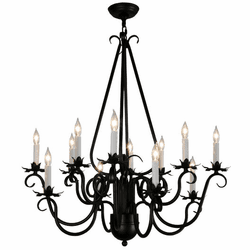 Meyda Custom 146655 Caleb Traditional Chandelier Lighting