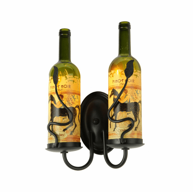 Meyda Custom 148858 Tuscan Vineyard Retro Wall Sconce Lighting