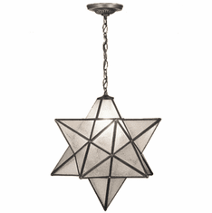 Meyda Lighting 15151 Moravian Star Modern Antique Drop Ceiling Lighting
