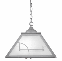 Meyda Custom 15522 Revival Modern Nickel Hanging Light
