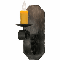 Meyda Custom 155248 Renzo Antique Iron Gate Wall Lighting Sconce