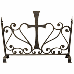Meyda Custom 159319 Templar Traditional Fireplace Screen