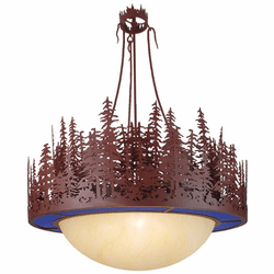 Meyda Custom 16212 Pine Lake Rustic Rust Pendant Light Fixture