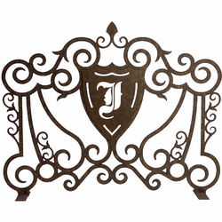 Meyda Custom 162753 Monogram Traditional Fireplace Screen