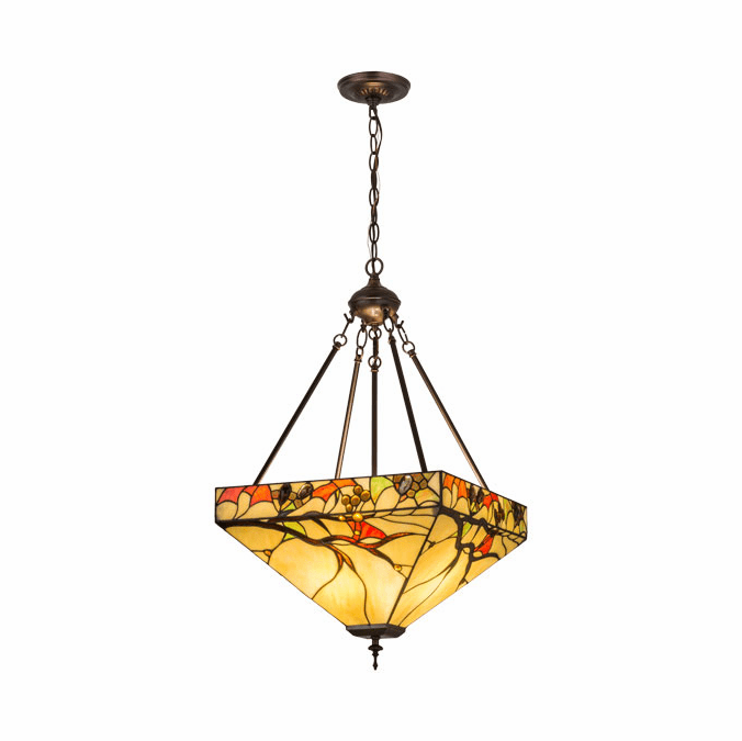 Meyda Custom 163669 Woodland Berries Tiffany Pendant Lighting Fixture